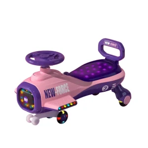 Children's Twist Car Airplane Mute Flash Wheel Swing Car For Boys And Girls