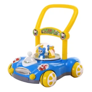 New Model Baby Toys Car Walker Trolley Adjustable Cartoon Learning Walker