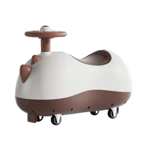 Kids Swing Car for Toddlers Peanut With Pu Wheels