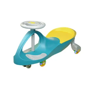 Factory Direct Plastic Baby Silent Flashing Wiggle Car with Music