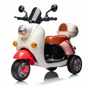 Kids Ride on Electric Motorcycle Three Wheel Plastic